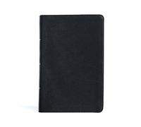 CSB Large Print Personal Size Reference Bible, Black Leathertouch, Indexed: Csb Personal Size Reference Bible, Black Leathertouch