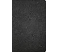 CSB Large Print Personal Size Reference Bible, Optimal Type, Digital Study Edition, Black Genuine Leather, Indexed