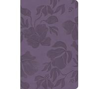 CSB Large Print Personal Size Reference Bible, Optimal Type, Digital Study Edition, Purple LeatherTouch, Indexed