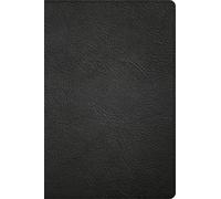 CSB Large Print Thinline Bible, Holman Handcrafted Collection, Black Premium Goatskin: Csb Thinline Bible, Holman Handcrafted Collection, Black Goatskin