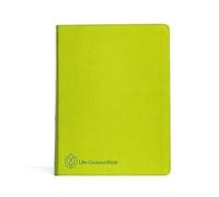 CSB Life Counsel Bible, Grass Green Leathertouch, Indexed: Practical Wisdom for All of Life