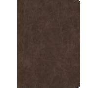 CSB Lumen Dei Bible, Lux Verbi: Verse-by-Verse Reference Edition, Personal Size, Holman Handcrafted Collection, Easy-to-Read Optimal Type, Marbled Brown Premium Goatskin