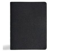 CSB Men of Character Bible, Revised and Updated, Black Genuine Leather