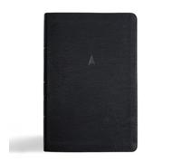 CSB Men's Daily Bible, Black Leathertouch