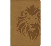 CSB One Big Story Bible, Revised & Updated, Easy-to-Read Optimal Type, Brown Lion LeatherTouch
