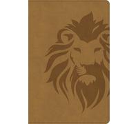 CSB One Big Story Bible, Revised & Updated, Easy-to-Read Optimal Type, Brown Lion LeatherTouch, Indexed