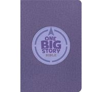 CSB One Big Story Bible, Revised & Updated, Easy-to-Read Optimal Type, Purple LeatherTouch