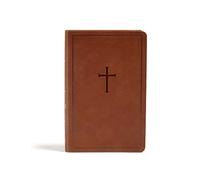 CSB Personal Size Bible, Brown LeatherTouch