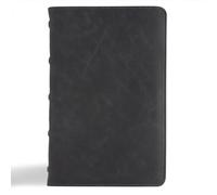 CSB Personal Size Bible, Holman Handcrafted Collection, Premium Marbled Slate Calfskin