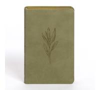 CSB Personal Size Bible, Sage Suedesoft
