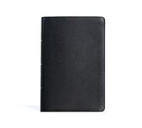 CSB Personal Size Giant Print Bible, Black Genuine Leather: Christian Standard Bible, Black, Genuine Leather, Personal Size, Giant Print