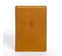 CSB Personal Size Giant Print Bible, Camel Suedesoft
