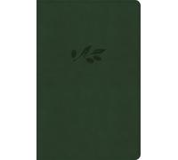 CSB Personal Size Giant Print Bible, Olive, Indexed