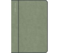 CSB Personal Size Giant Print Bible, Optimal Type, Digital Study Edition, Sage SuedeSoft LeatherTouch, Indexed