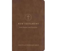 CSB Pocket New Testament with Psalms and Proverbs, Easy-to-Read Optimal Type, Brown LeatherTouch
