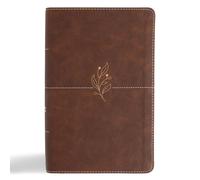 CSB Single-Column Personal Size Bible, Digital Study Edition, Brown LeatherTouch