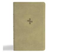 CSB Single-Column Personal Size Bible, Digital Study Edition, Sage SuedeSoft LeatherTouch