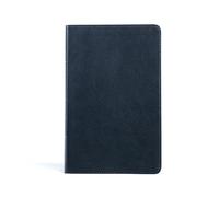 CSB Single-Column Personal Size Bible, Navy LeatherTouch: Christian Standard Bible, Navy, Leathertouch, Single-Column Personal Size Bible