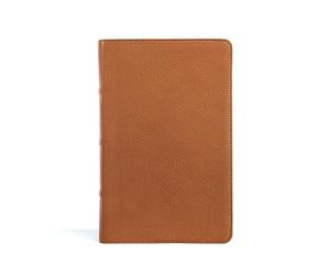 CSB Single-Column Personal Size Bible, Saddle: Christian Standard Bible, Single-Column Personal Size Bible, Saddle, Genuine Leather