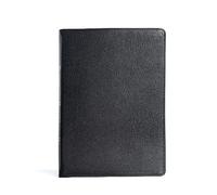 CSB Spurgeon Study Bible, Holman Handcrafted Collection, Black Premium Goatskin: Christian Standard Bible, Black Premium Goatskin