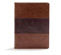 CSB Study Bible, Mahogany LeatherTouch, Indexed: Faithful and True