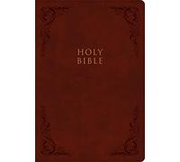 CSB Super Giant Print Reference Bible, Burgundy LeatherTouch