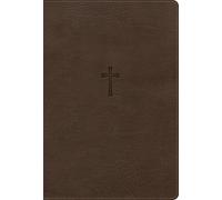 CSB Super Giant Print Reference Bible, Optimal Type, Digital Study Edition, Brown LeatherTouch, Indexed