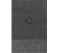 CSB Super Giant Print Reference Bible, Optimal Type, Digital Study Edition, Charcoal LeatherTouch, Indexed
