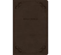 CSB Thinline Bible, Brown Leathertouch, Value Edition