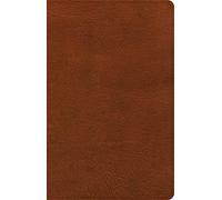 CSB Thinline Bible, Burnt Sienna Leathertouch