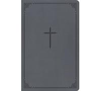 CSB Thinline Bible, Value Edition, Charcoal Leathertouch