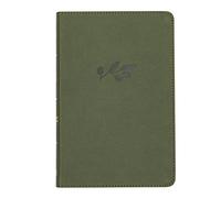CSB Thinline Reference Bible, Olive Leathertouch