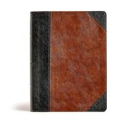 CSB Tony Evans Study Bible, Black/Brown LeatherTouch: Study Notes and Commentary, Articles, Videos, Easy-To-Read Font