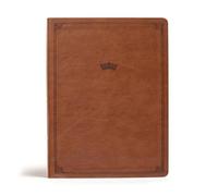 CSB Tony Evans Study Bible, British Tan LeatherTouch, Indexed: Study Notes and Commentary, Articles, Videos, Easy-To-Read Font