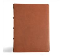 CSB Verse-By-Verse Reference Bible, Holman Handcrafted Collection, Premium Marbled Tan Calfskin: Christian Standard Bible, Marbled Tan, Premium ... Reference, Holman Handcrafted Collection