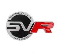 CSC AUTO Tailgate Badge 3D Metal SVR Trunk Badge Body Emblems for Land Rover Ranger Rover Sport Discovery Defender Freelander