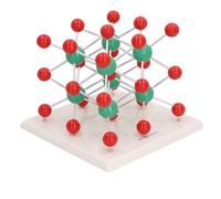 CsCI Crystal Structure Model Durable Detachable Educational Organic Chemistry Molecular Model Kit for Students Teachers Schools Laboratories Plastic Red Green Atoms