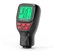 CSDASW 0-2000UM Thickness Gauge High Precise LCD Digital Automobile Film Thickness Meter Car Paint Coating Thickness Tester(Nero)