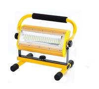 CSDASW 100W Flood Light LED Reflector Outdoor Floodlight COB Spotlight Searchlight Garden Lamp With 6x 18650 Battery & Charr(100W No Battery)