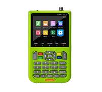 CSDASW 1080p HD V8 Finder 2 Meter DVB-S/S2 Digital Display Satellite Finder Type-C Rechargeable Signal Satellite TV Receiver(Star finder)