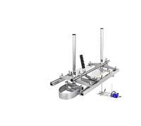 CSDASW Chainsaw Mill Planking Milling 24 36 48 Inch Guide Bar Wood Lumber Cutting Tools Portable Aluminum Steel Chain Saw Mill(14-24 Inch)