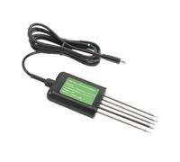 CSDASW USB Soil Sensor PH EC Moisture Meter 7-In-1 Smart Soil Tester With App For Phone Real-Time Fertility Temp Data Export Hydroponics & Aquariums