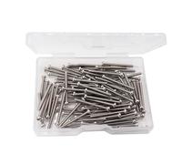 cSeao 100pcs M2 x 20mm Pan Head Phillips Drive Machine Screws 304 Stainless Steel