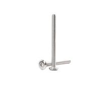 cSeao 12-Pack M6x80mm Flat Allen Bolt Joint Connecting Bolts Screws 304 Stainless Steel for Furniture Connecting Table Bed