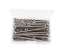 cSeao 20-Set 304 Stainless Steel M3x80mm Phillips Pan Head Machine Screws with M3 Nuts