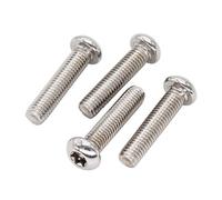 cSeao 20pcs M6 x 10mm Pin-in-Torx Button Head Security Screws, Tamper Proof Screws, 304 Stainless Steel (M6 x 10mm)