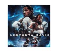 CSESTCGN Boxer Gervonta Davis Poster 7 Canvas Poster Wall Art Decor Print Picture Paintings for Living Room Bedroom Decoration 12x12inch(30x30cm)