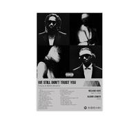 CSESTCGN Future And Metro Boomin We Still Don't Trust You Album Cover Poster Canvas Poster Bedroom Decor Landscape Office Room Decor Gift 12x18inch(30x45cm)