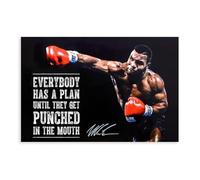 CSESTCGN Mike Tyson Inspirational Quotes Poster Canvas Poster Bedroom Decor Landscape Office Room Decor Gift 08x12inch(20x30cm)