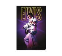 CSESTCGN Singer Elvis Presley Poster 7 Canvas Poster Wall Art Decor Print Picture Paintings for Living Room Bedroom Decoration 12x18inch(30x45cm)